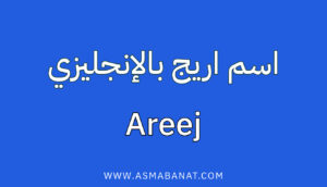 Read more about the article كيفية كتابة اسم أريج بالإنجليزي